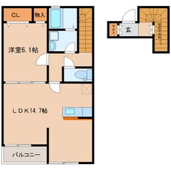 アミューズＳＤの物件間取画像